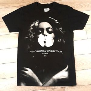 BEYONCE WORLD FORMATION TOUR Cotton Black Small Unisex‎ T Shirt 2016